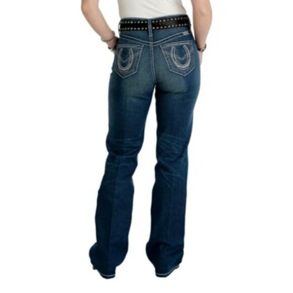 Cruel Denim Women's Skylar Sky High Rise Bootcut Jeans Dark Wash CB72954071 - Picture 1 of 4